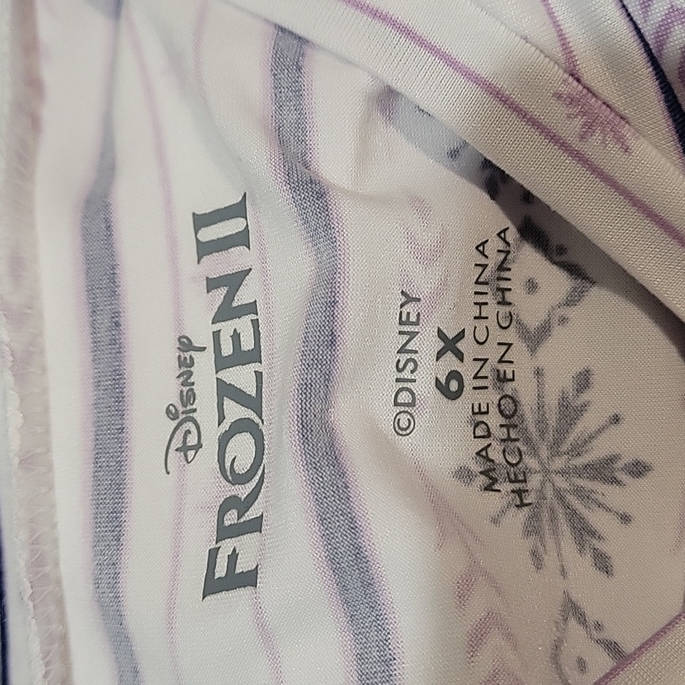 Girls Disney Frozen 2 Pack Long Sleeve T-shirt Sizes 4, 5, 6 & 6X NWT Tee - Picture 5 of 8